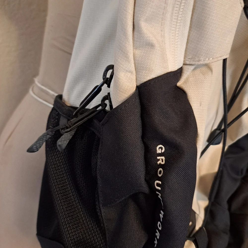 FINAL PRICE The North Face Unisex Black and Cream Athletic Backpack